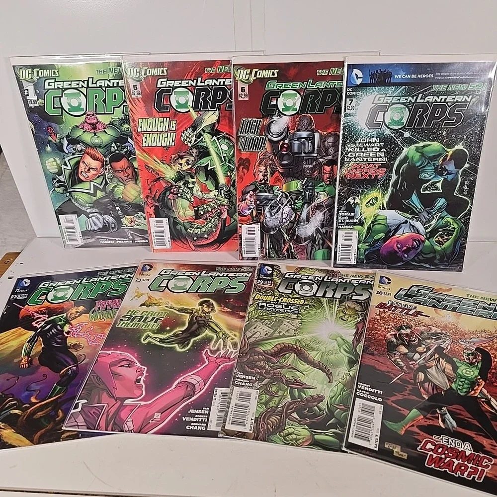 Green‎ Lantern Corps #1 & #5-7, 22, 23, 29, & 30 DC Comics 2012-2014 The New 52!